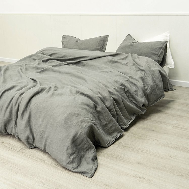 2022 new product hot sale quilt cover washed flax bedding set bed sheet set with matching curtains bedding