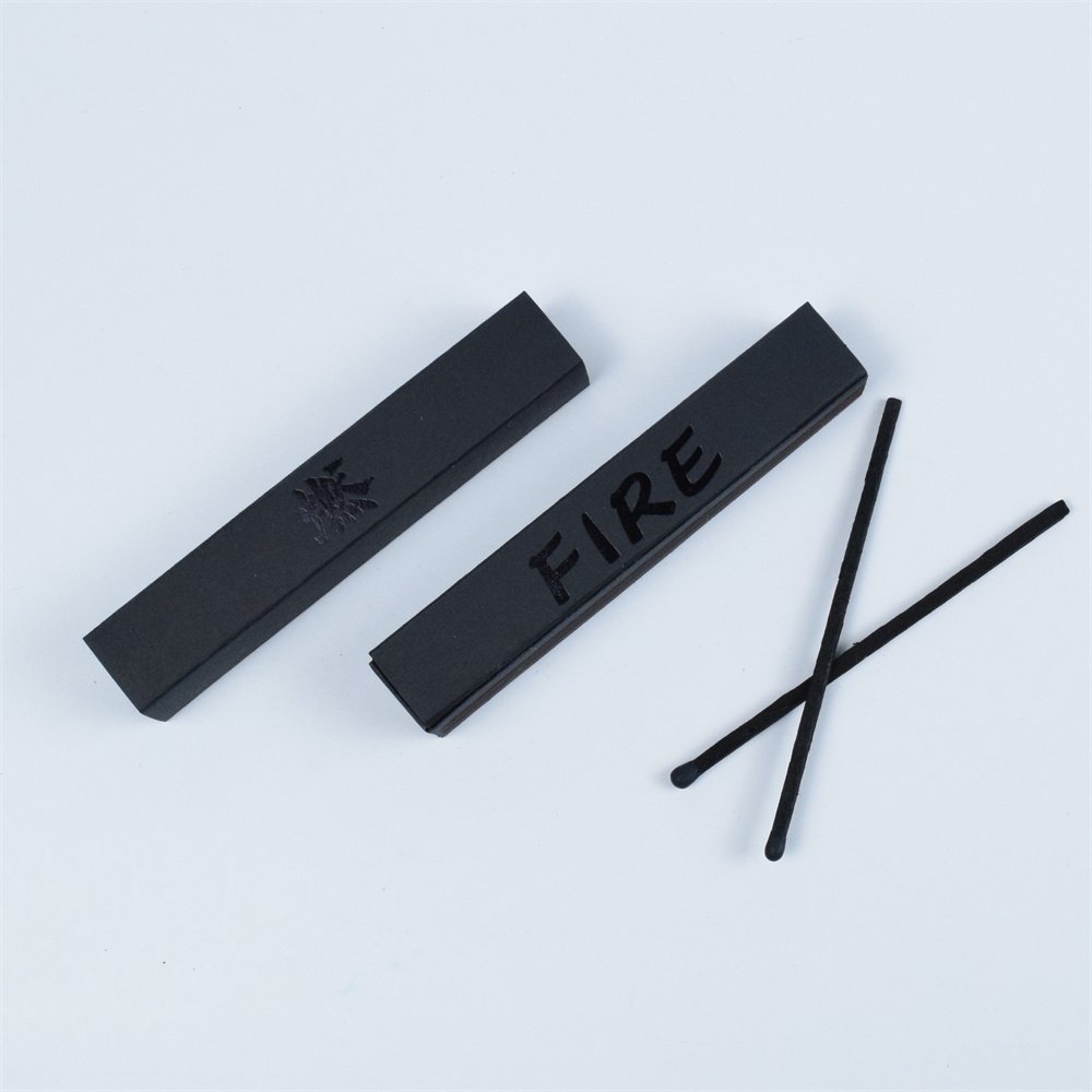 Custom Printed Wooden Match Box Colorful Head Long Paper Tube Book Matches for Hotels Safe Advertising Usage with Sticks Candles