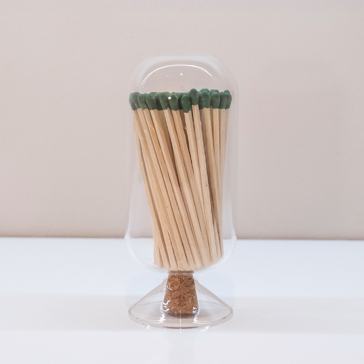 Wholesale Customized Match Decorative Custom Logo Long Wooden Stick Glass Bottle Of matches with logo