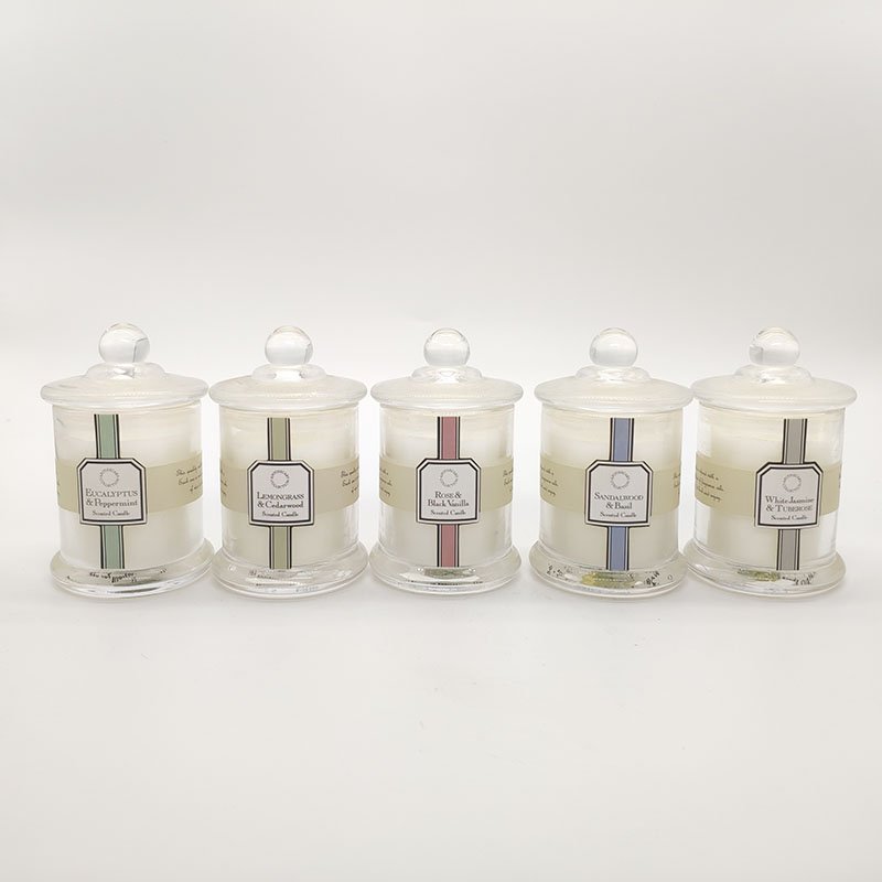 Home Essential Tall Scented Glass Match Scented Candle