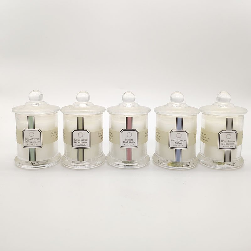 Home Essential Tall Scented Glass Match Scented Candle