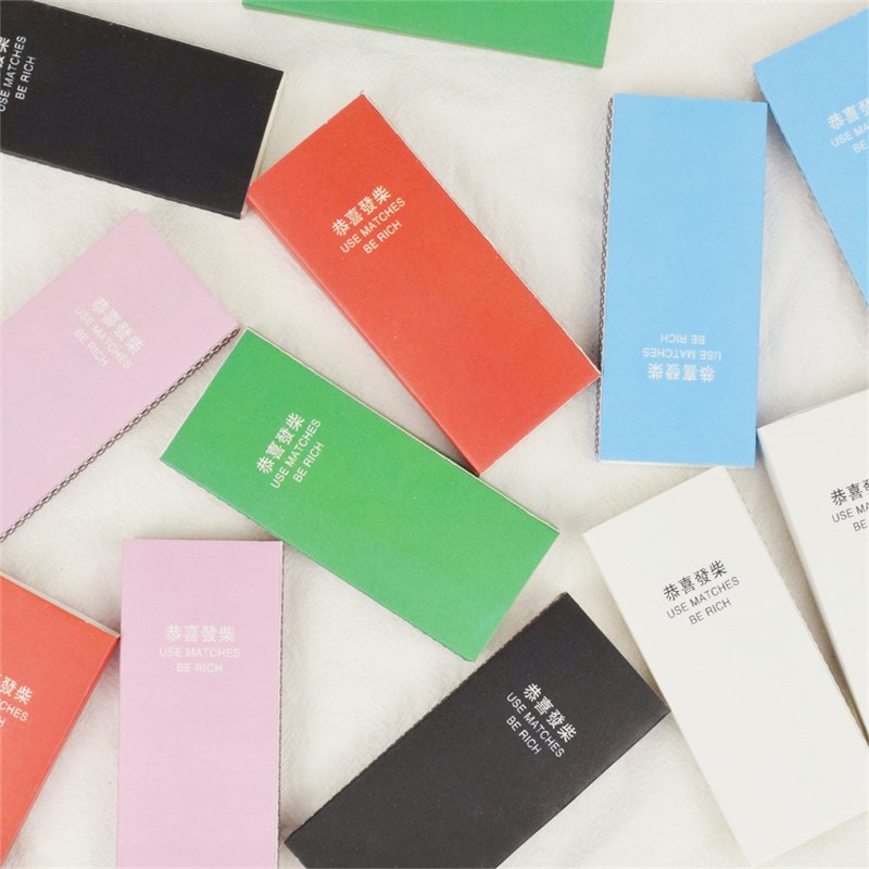 Safety Customized Matchboxes Special Designed Black Boxes with Black Letterpress Logo