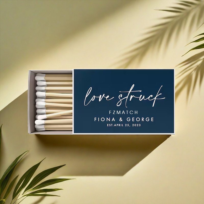 Colorful factory wholesale price high quality wooden match custom for candle glass stick for hotel colorful matches