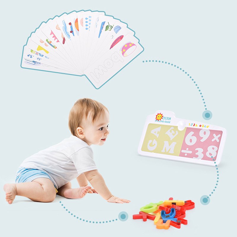Preschool Juguetes educativos Preschool Educational Matching Puzzle Game English Alphabet Letter Spelling Games For Baby