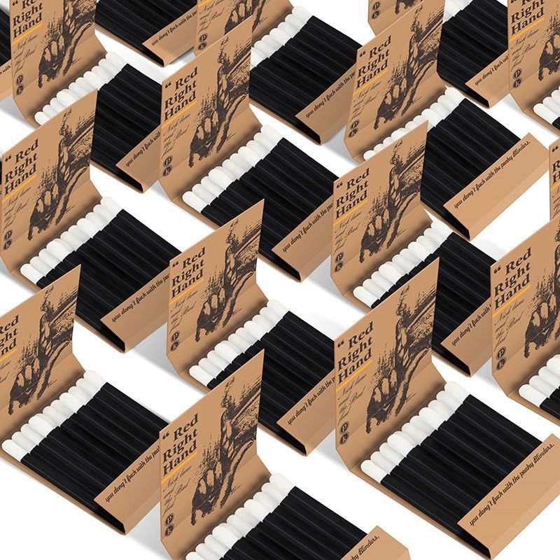 Factory Customized Old-Fashioned Retro Matches Folding Wooden Stem Matches