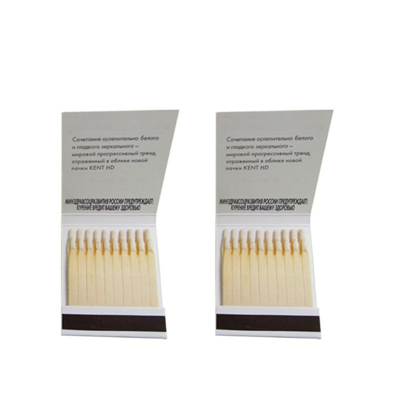Custom Good Quality Book Match Box with Logo Printing Safety Match Sticks Manufacturers in China Factory