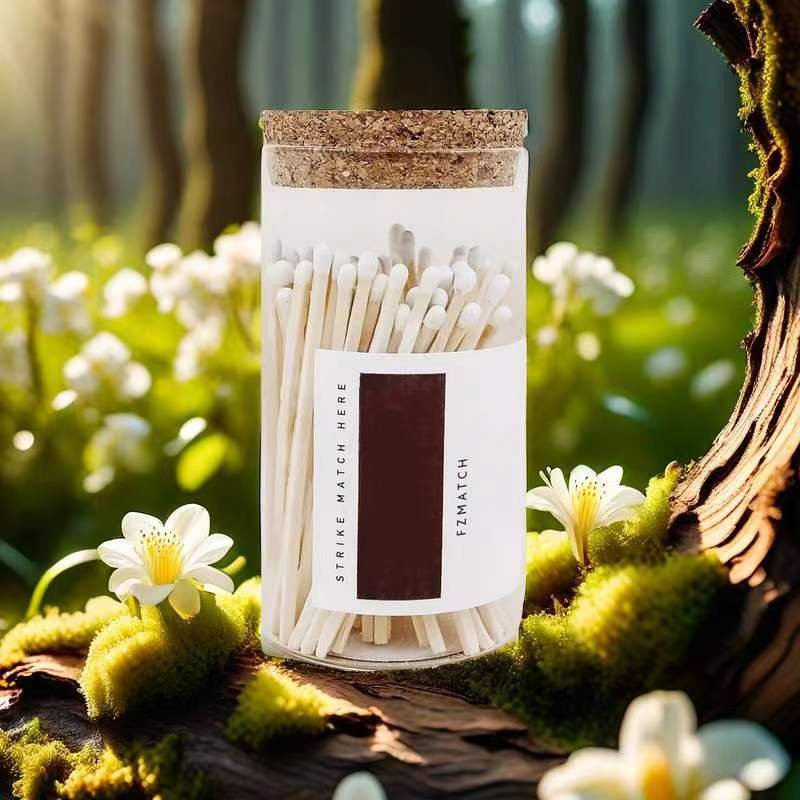 Matches Disposable Bulk Matches Wholesale Customizable Matchbottle 10cmLong Stem Colored Head Match