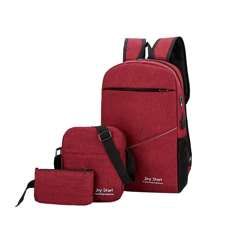2023 High Quality Hot Sale Simple Vintage College Bags 3-in -1 Large Capacity Travel Backpack Neutral Custom Backpack Laptop Bag