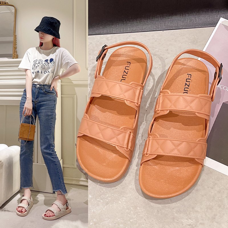 2023 All-match Plain Casual Shoes Women Students And Teenagers Multi-functional Slippers Cheap Sandals