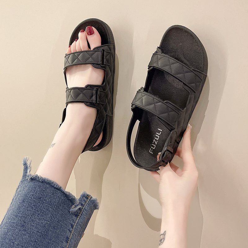 2023 All-match Plain Casual Shoes Women Students And Teenagers Multi-functional Slippers Cheap Sandals