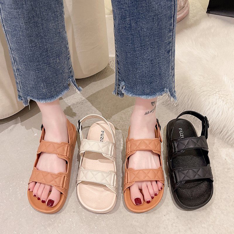 2023 All-match Plain Casual Shoes Women Students And Teenagers Multi-functional Slippers Cheap Sandals