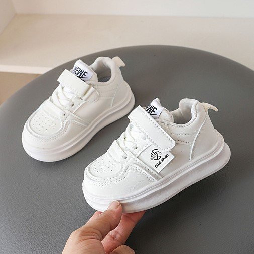 Children's spring color matching sneakers boys fall net surface non-slip shoes girls simple lightweight breathable casual shoes