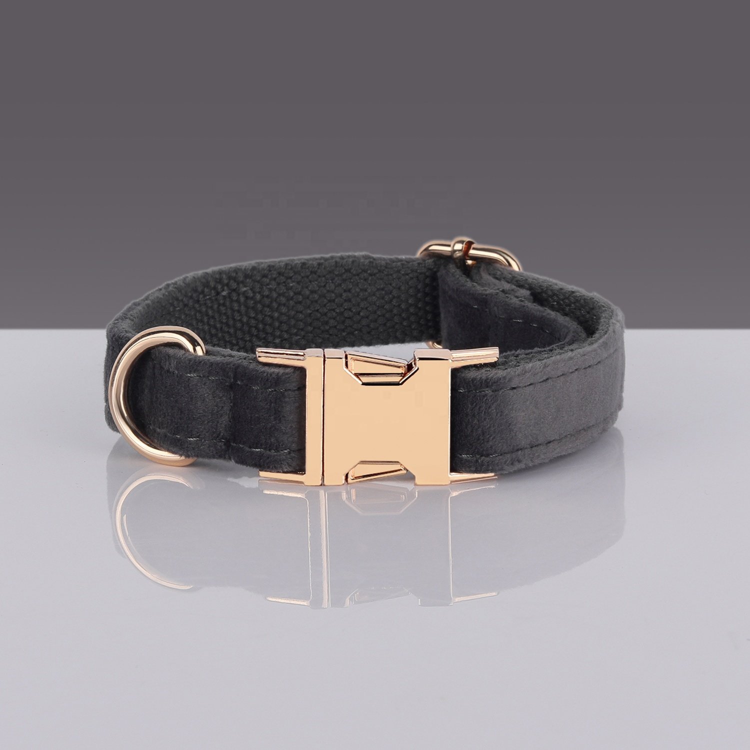 Trendy solid personalized design dog collars and matching leashes for dog walking harness different design dog collars and leash