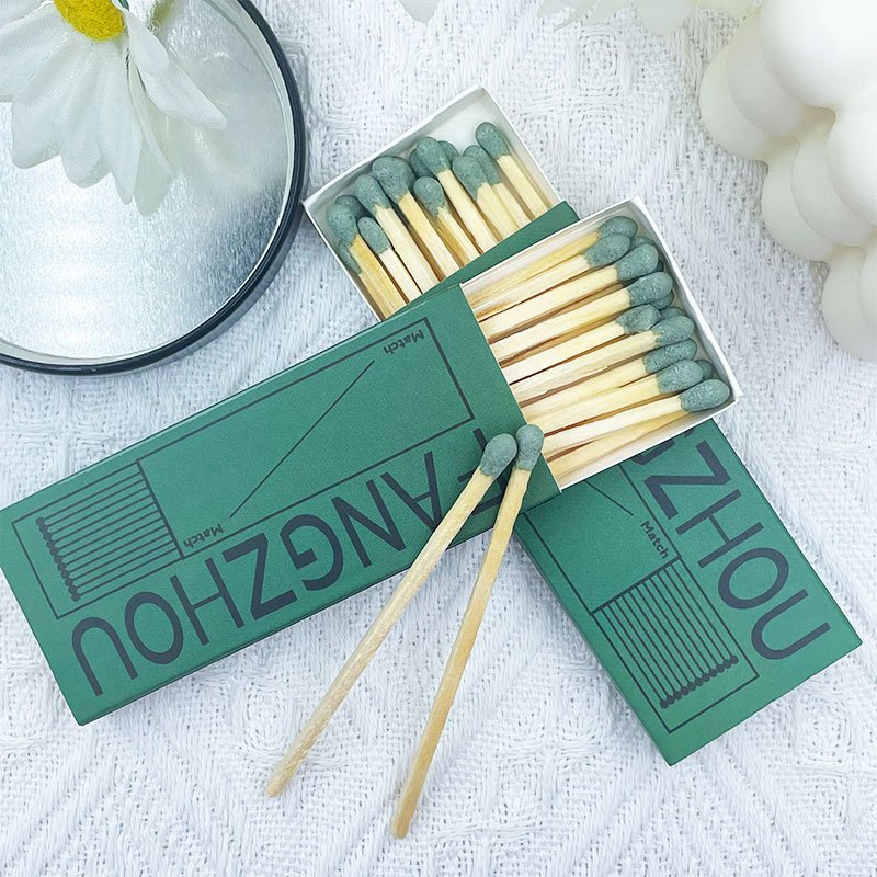 Customized match box Professional factory production low custom colorful paper long matches