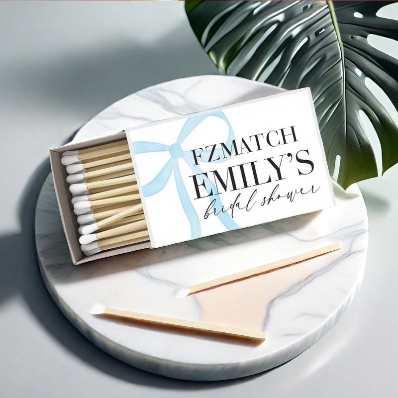 Customized match box Professional factory production low custom colorful paper long matches