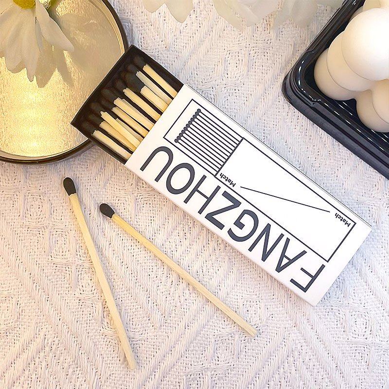 Customized match box Professional factory production low custom colorful paper long matches