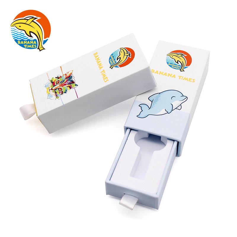 Luxury Custom Paper Rigid Cardboard Sliding Drawer Sleeved Packaging Match Box for Incense Sticks For 510 All Glass Device