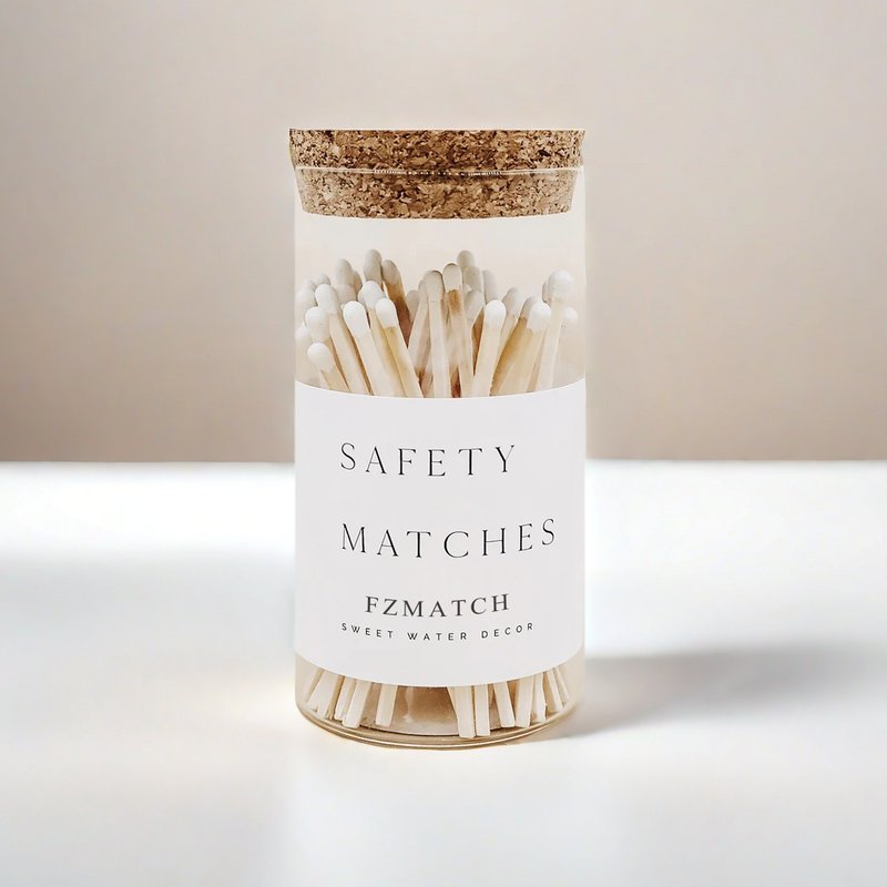 Long Match Stick Safety Matches Head With Candy Color For Hotel Birthday Gift Candle Matchsticks For Kitchen