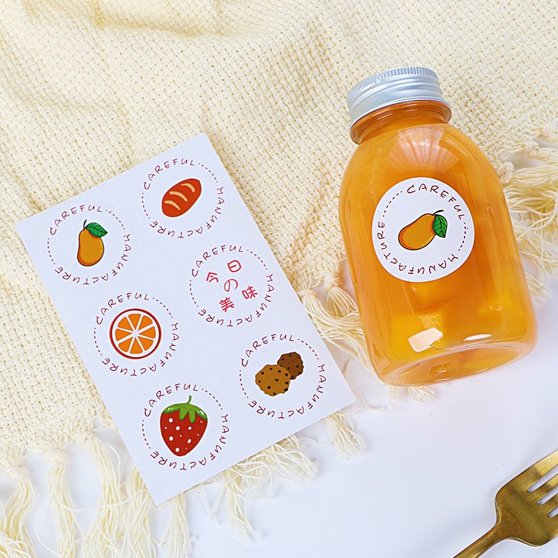 Spot Round sealing stickers cartoon baking packaging matching decorative stickers biscuit jar stickers