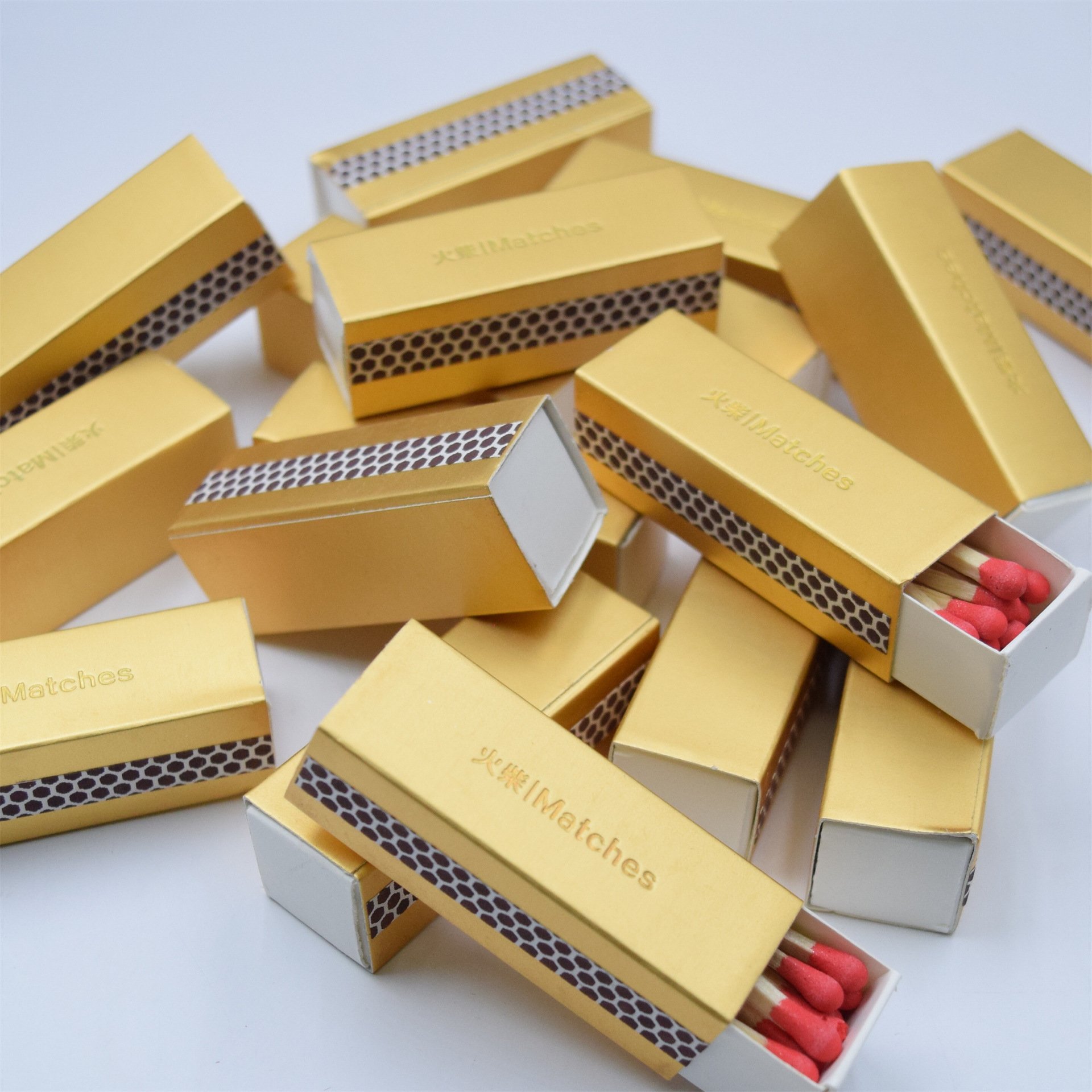 Safety Matches Factory High Quality Personalized Matchbox Colored Small Wooden Feature Safety Eco Material Clean Custom Matches