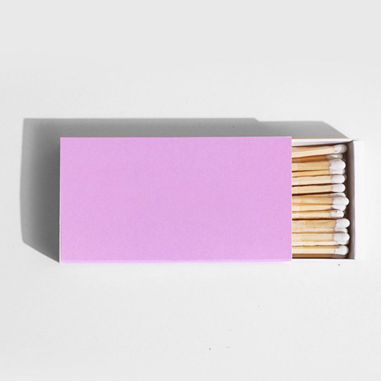 Personalized plain cardboard sliding drawer box packaging empty custom matches box