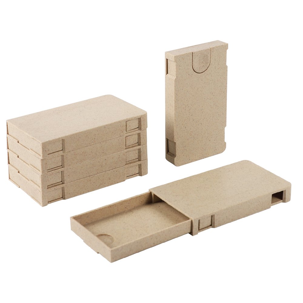UKETA 5 Pack child proof box Biodegradable Plastic Cigarette Case CR pr roll Child Resistant paper packaging Box