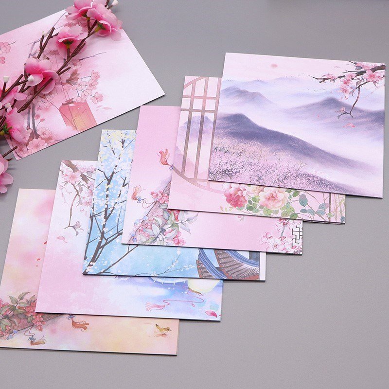 Customize Greeting Card with Envelopes All Occasion with Envelopes & Stickers Cards Stationary Set