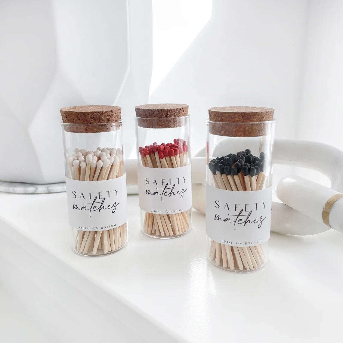 Factory Wholesale Price Custom Apothecary High Quality Safety Hotel Printed Prompt 75mm Wooden Matches In Glass Jar