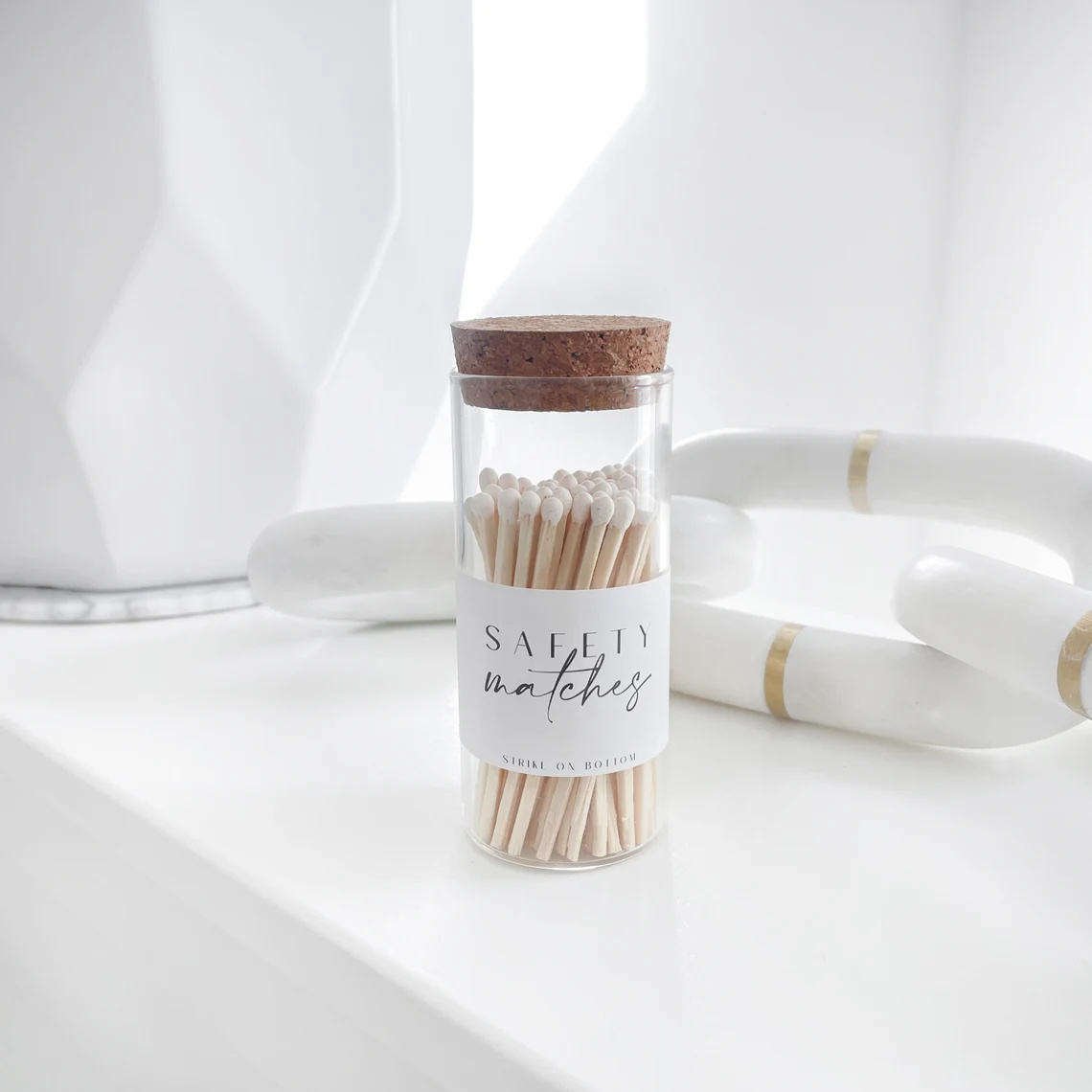 Factory Wholesale Price Custom Apothecary High Quality Safety Hotel Printed Prompt 75mm Wooden Matches In Glass Jar