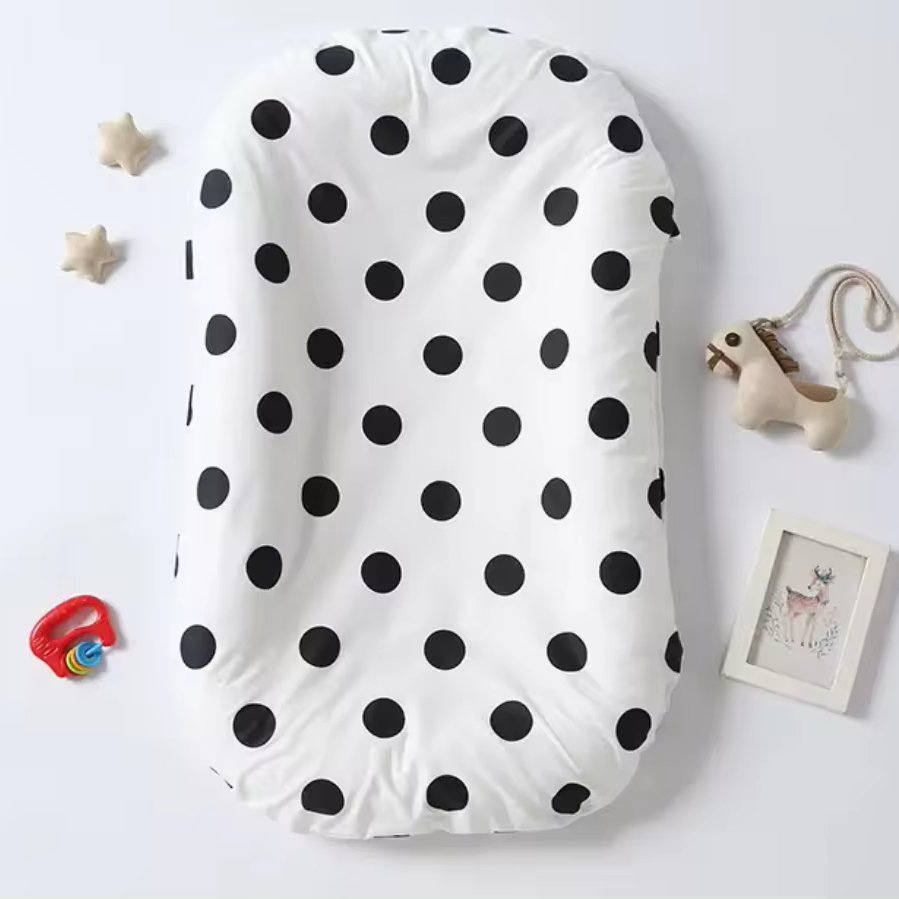 Durable Baby bed lounger cover durable skin-friendly and breathable outer cover matching crib