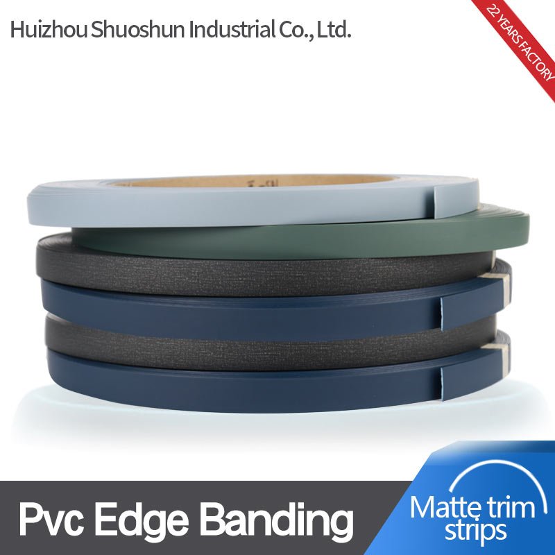 Chinese factories Age resistant solid color and wood grain PVC ABS 3D acrylic edge banding for furniture protection