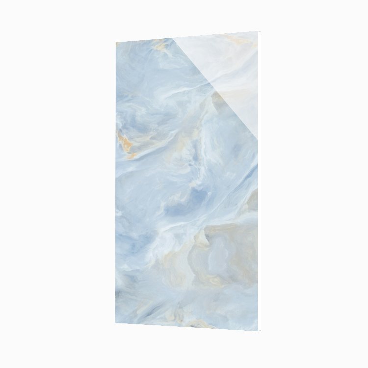 OEM/ODM Extravagant Blue Onyx Marble Backlight Slabs Tiles Translucent Natural Book Match Slabs Backlit For Wall