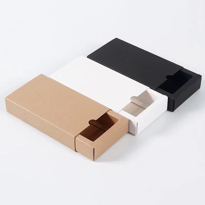 Custom Logo Printed Soft Cardboard Paper Soft Soft Packaging Soft Boxes Sliding Drawer Paper Box