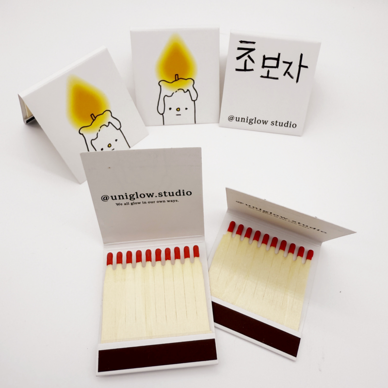 Factory customized matches creative book style matches exquisite matchbox origami matchsticks