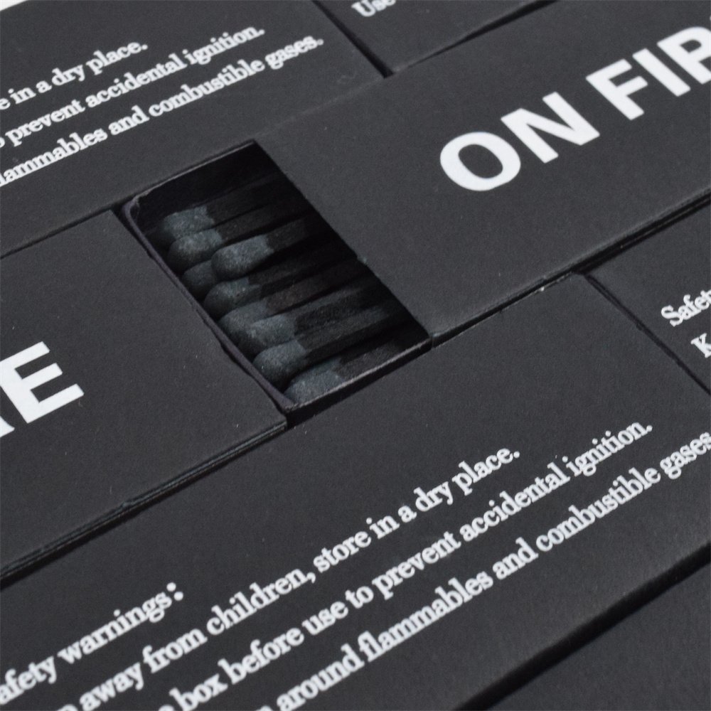 Customized Box Special Extended Matches 10 pcs, Hotel Advertising, Custom Logo Fitted Wooden Matches