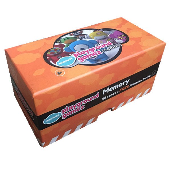 cardboard print memory children match card game