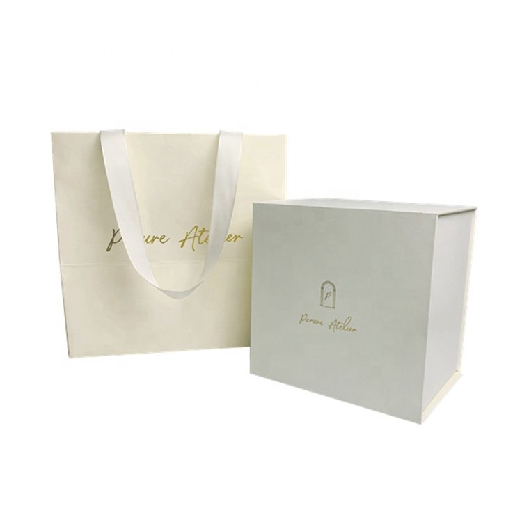 Custom Foldable Cardboard Rigid Magnetic Lid Cosmetic Handmade Kraft Packaging Box Luxury Folding Gift Boxes Paper Box For Gift