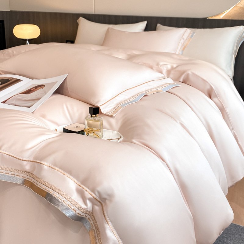 Bedding Luxury Bedspread 12pc Design Bed Sheet Bedding Sets Collections With Curtains Hotel Design Bedding Set