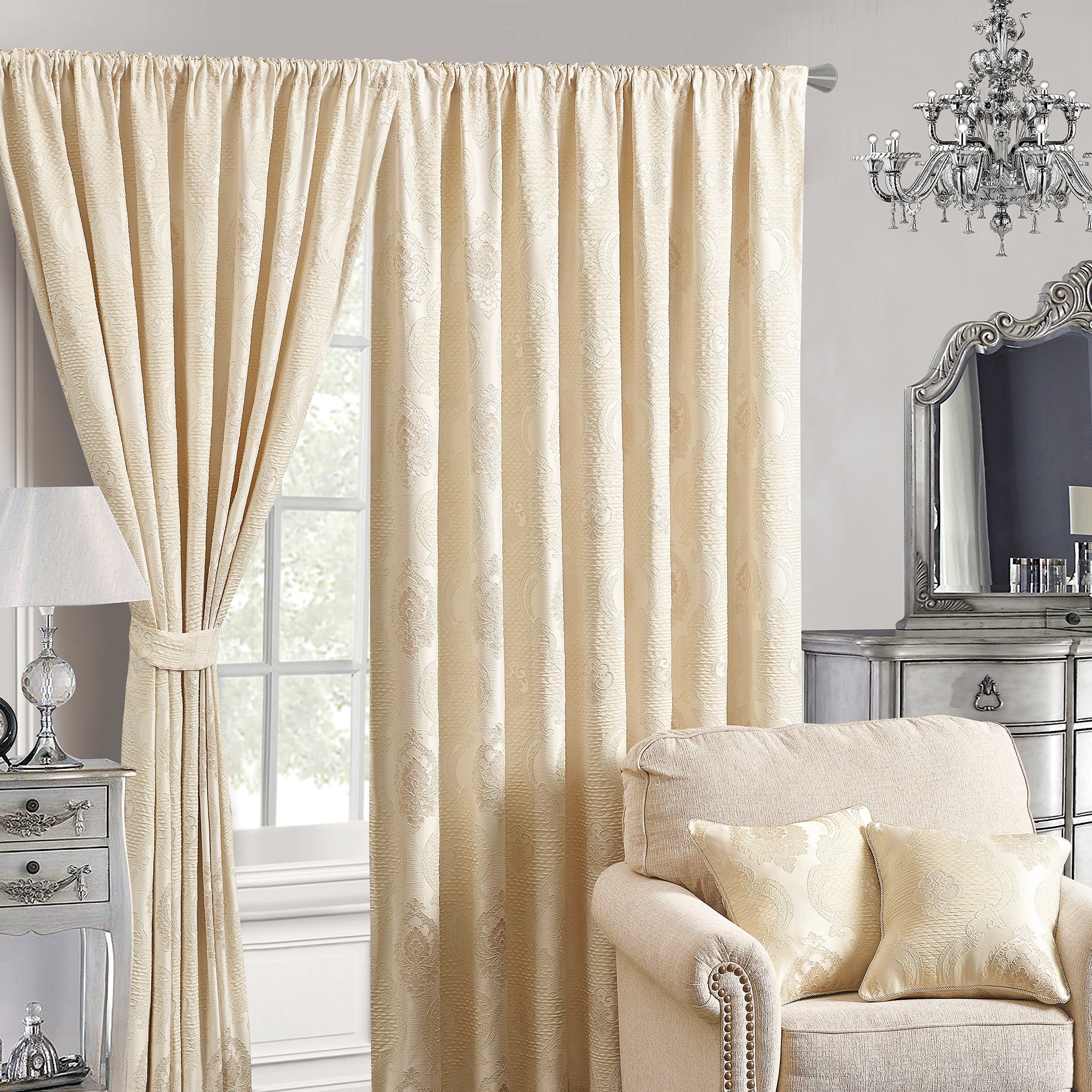Custom Microfiber Full Size Bed Sheet Set With Match Curtains