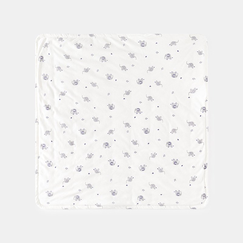 Eco-friendly 100% Cotton Baby Swaddle Wrap Comfortable Baby Swaddle Blanket with Newborn Hat Baby's Bedding