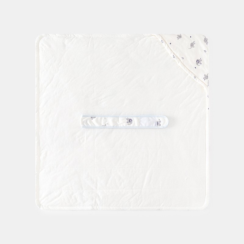 Eco-friendly 100% Cotton Baby Swaddle Wrap Comfortable Baby Swaddle Blanket with Newborn Hat Baby's Bedding