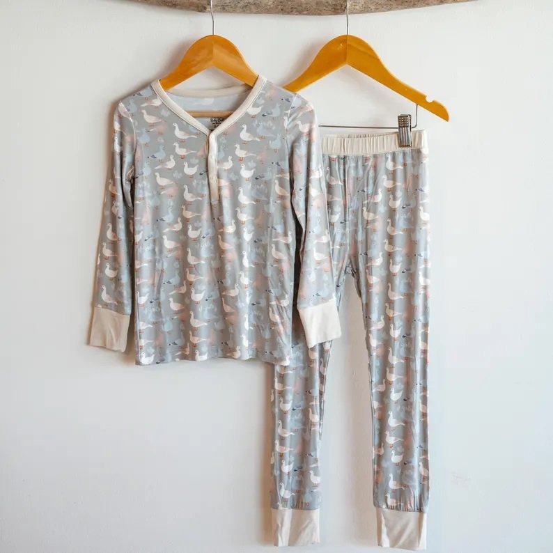 Women's Ultra Soft Bamboo Christmas Pajamas Cotton Blend Pajama Set - Family Matching - Mommy & Me