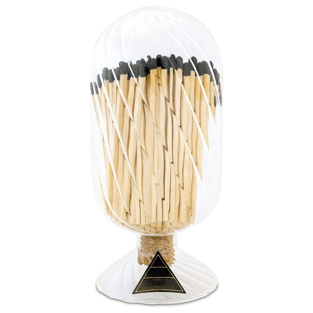 Matches glass cloche bottle rubble match stick glass bottle matches bottles with corks Eco-friendly