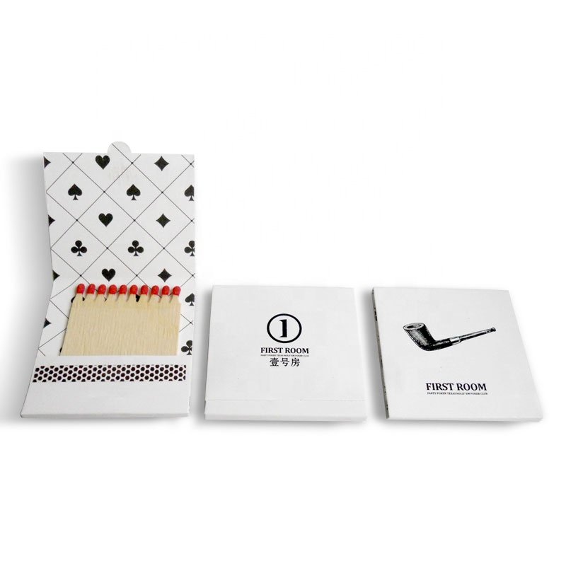 High quality wholesale custom safety advertising book matches simple matches