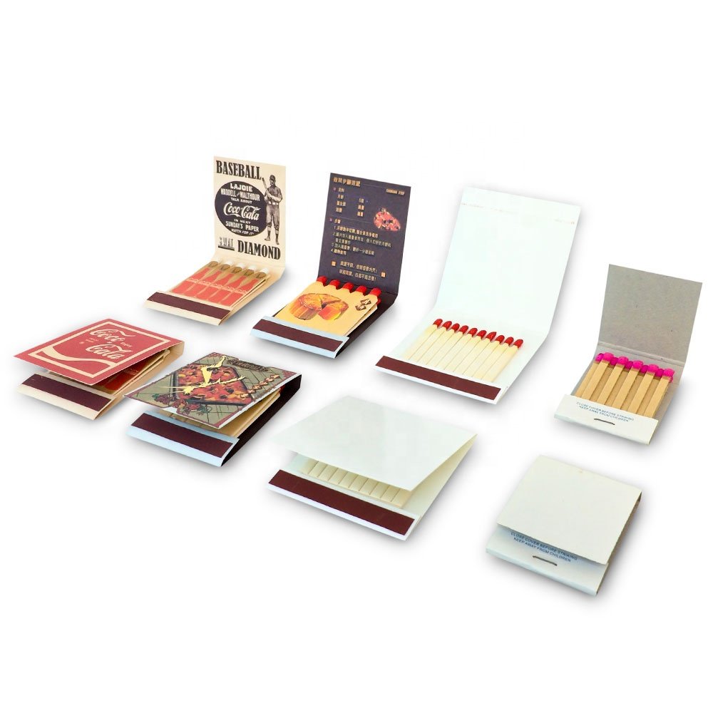 High quality wholesale custom safety advertising book matches simple matches