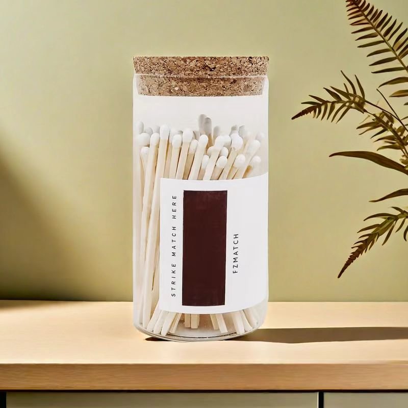 Match Stick Color Tip White Match Stick Advanced Custom Gift Match Factory Direct Wholesale Price