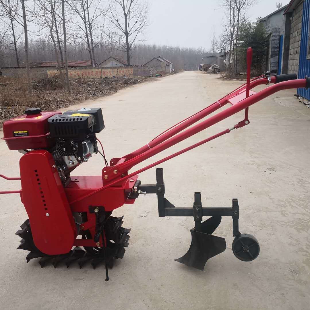 Agricultural Farm Machinery Diesel Cultivator Moto Cultivator Mini Land Cultivation Machine Motor Multifunctional Provided Red