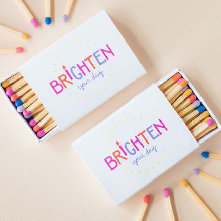 Custom Personalised Luxury Scented Colored Long Matchsticks Boxes Cajita De Cerillas Cardboard Matches Paper Box