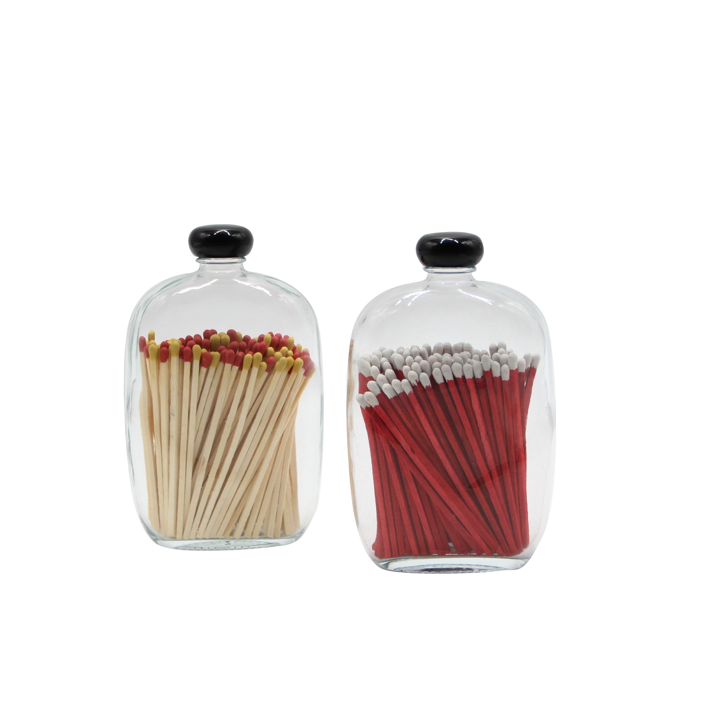 Wholesale Decoration 4 Inch Bulk Custom Black Pink Colored Long Wooden Matches with Box and Private Label