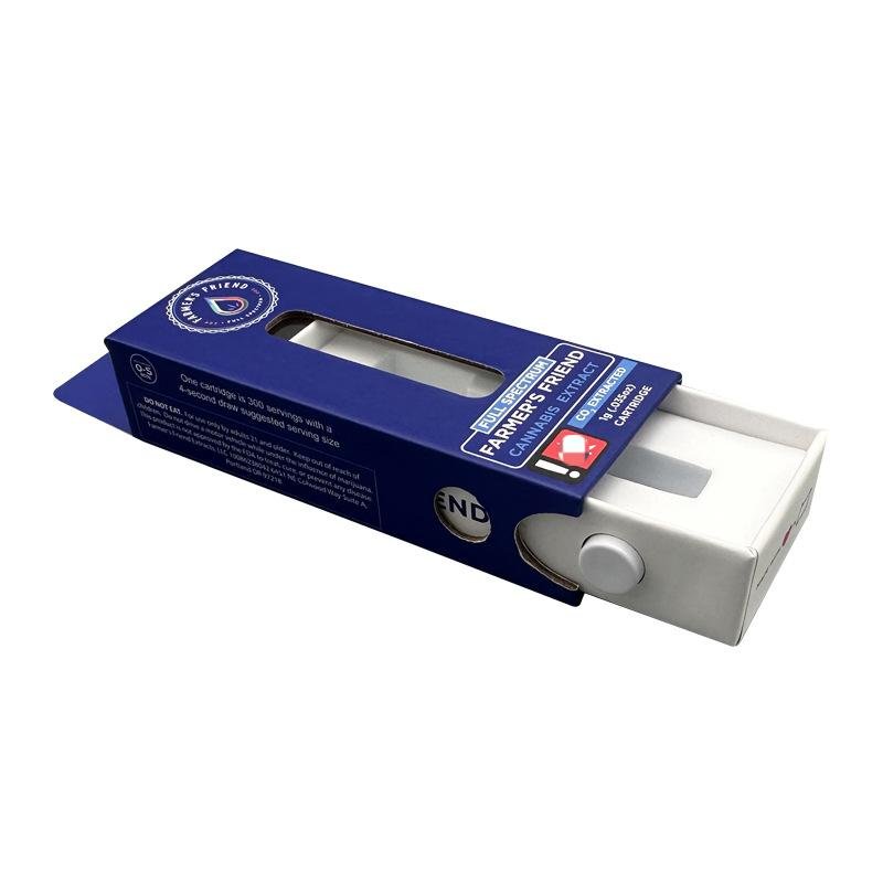 Luxury Custom EVA Liner Rigid Cardboard Sliding Drawer Sleeved Packaging Match Box Laser Incense Sticks 510 All Glass Device